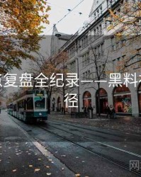 权威热点复盘全纪录——黑料社传播路径