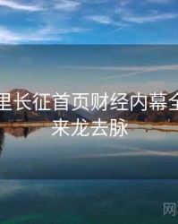 黑料万里长征首页财经内幕全程记录来龙去脉