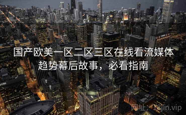 国产欧美一区二区三区在线看流媒体趋势幕后故事,必看指南 国产欧美一区二区三区在线看流媒体趋势幕后故事,必看指南