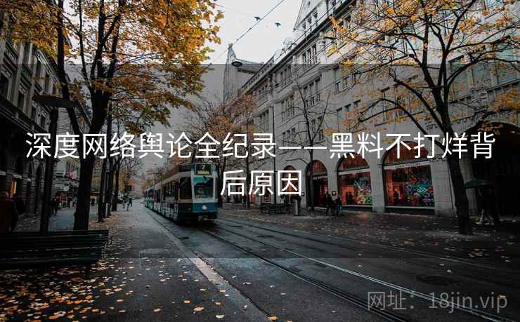 深度网络舆论全纪录——黑料不打烊背后原因